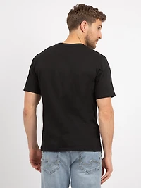 basic black crewneck t-shirt