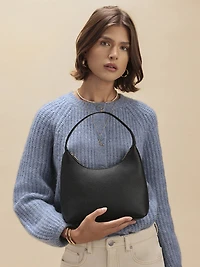 marlo bag - black pebble
