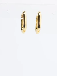 audrey square hoop earrings gold