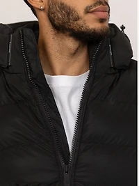 matte shine puffer jacket