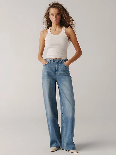 NCE wide leg jean
