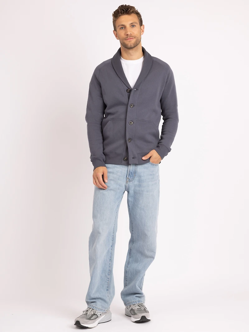 seth fleece cardigan