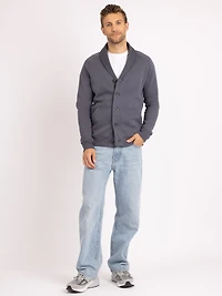 seth fleece cardigan