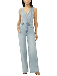 Wide Leg Vest Jumpsuit