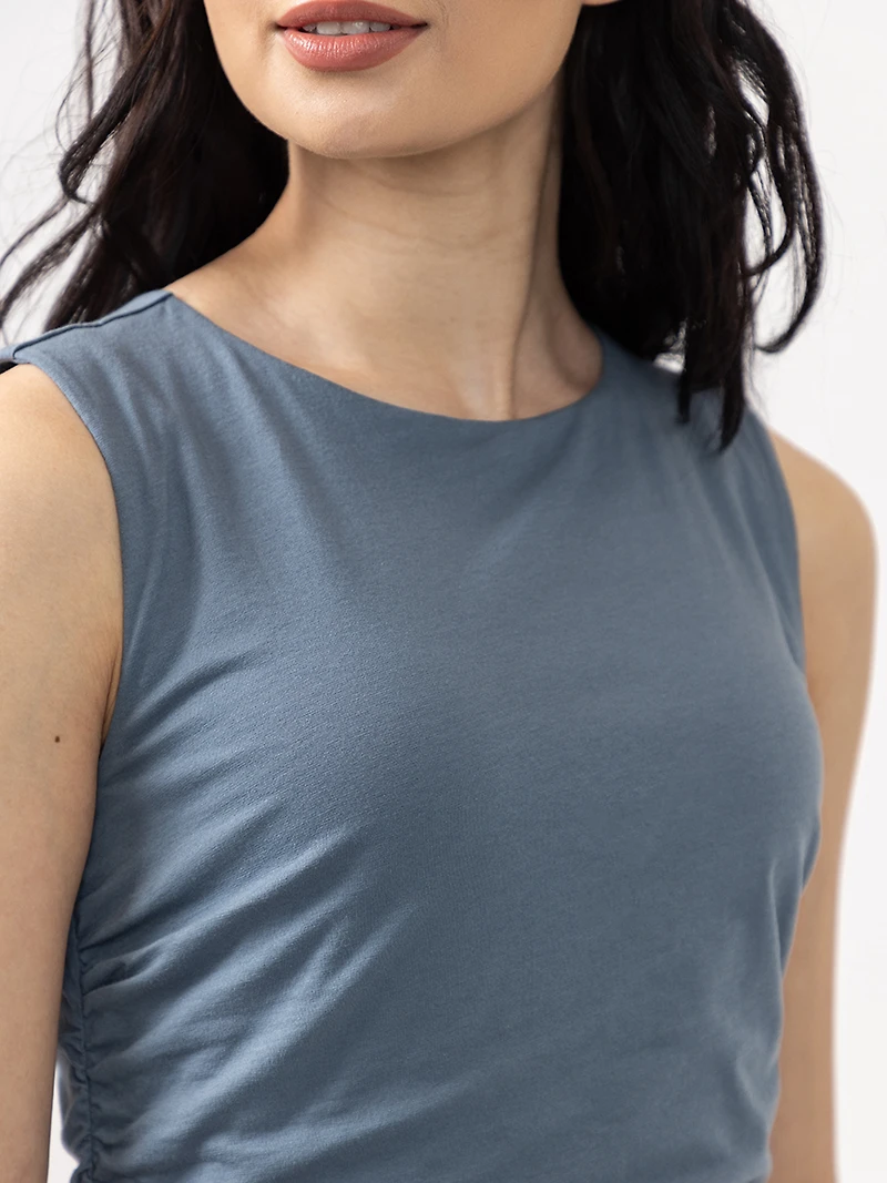 linnea crew neck mini dress