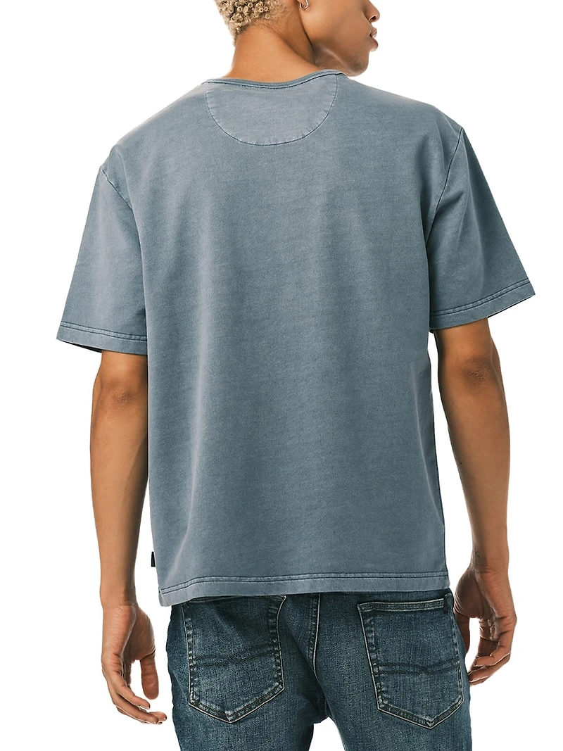 kandor short sleeve henley t-shirt