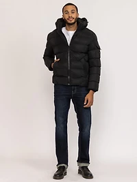 matte shine puffer jacket