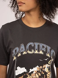 pacific coast crew neck graphic t-shirt