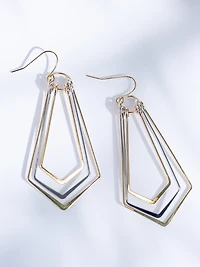 geo shaped earring
