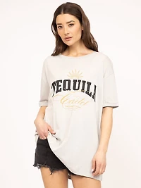 tequila cartel oversized tee