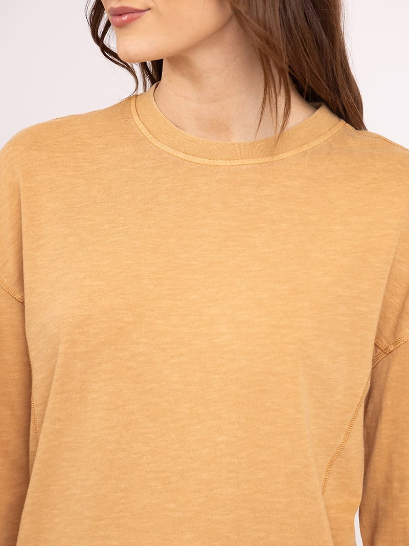 joni crew neck top