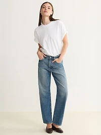 BNA soft curve barrel jeans sadie