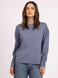 joni crew neck top