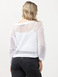 open weave sweater