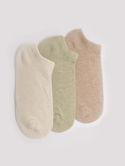 women's essential 3 pack no-show socks