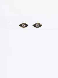 astra stud earrings gold