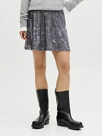 tara sequin mini skirt