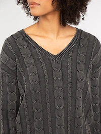 zarina v neck sweater