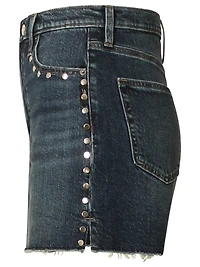 Highly Desirable High Rise Studded Shorts