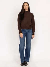 mock neck sweater