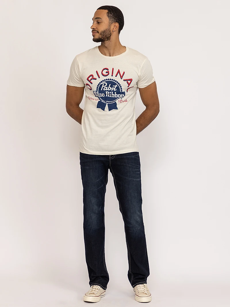 unisex pabst blue ribbon graphic tee