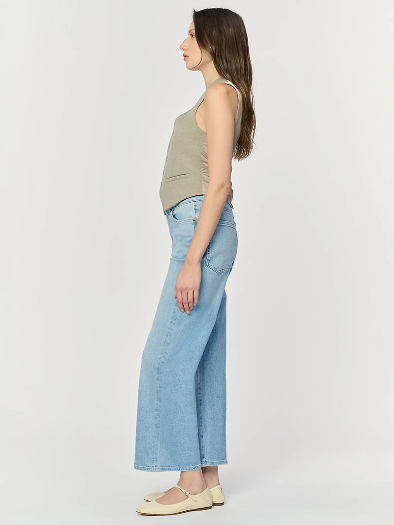 ICN cropped wide leg jean