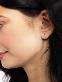 astra stud earrings silver