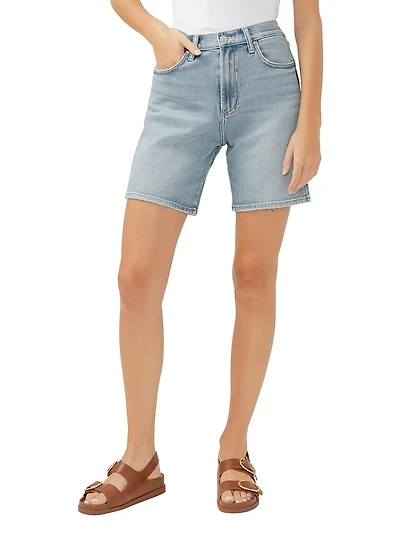High Rise Long Shorts