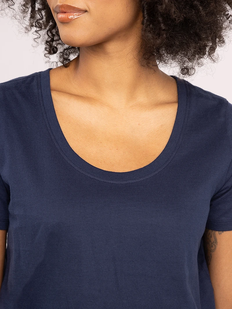 saige scoop neck t-shirt