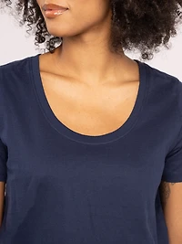 saige scoop neck t-shirt