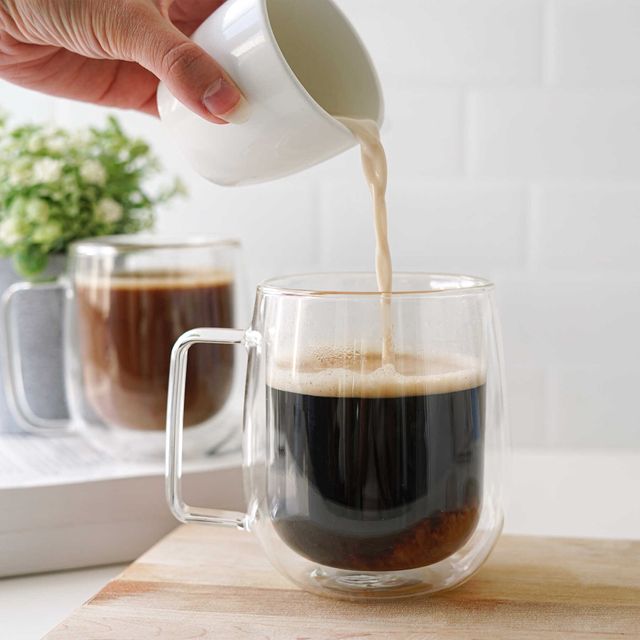 2 Tasses espresso – Double paroi à poignée