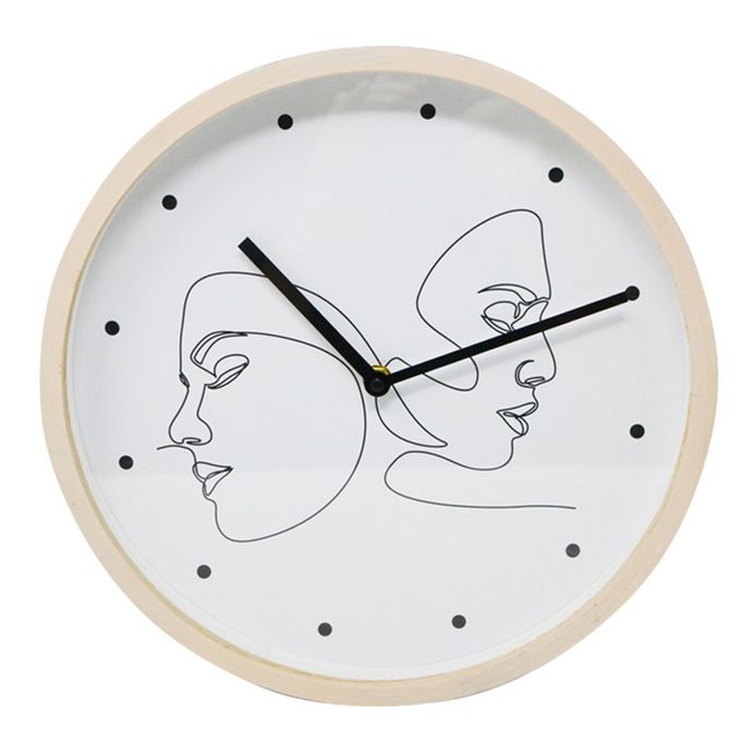 Horloge murale visage