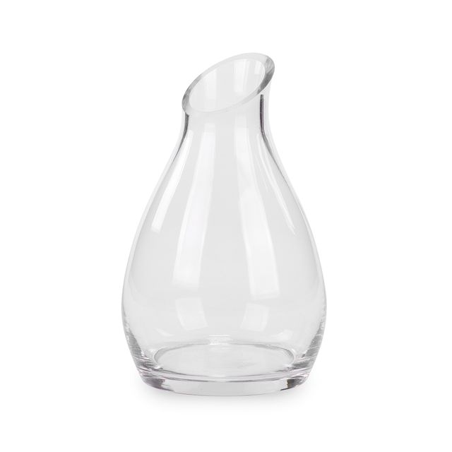 Vase en verre boule