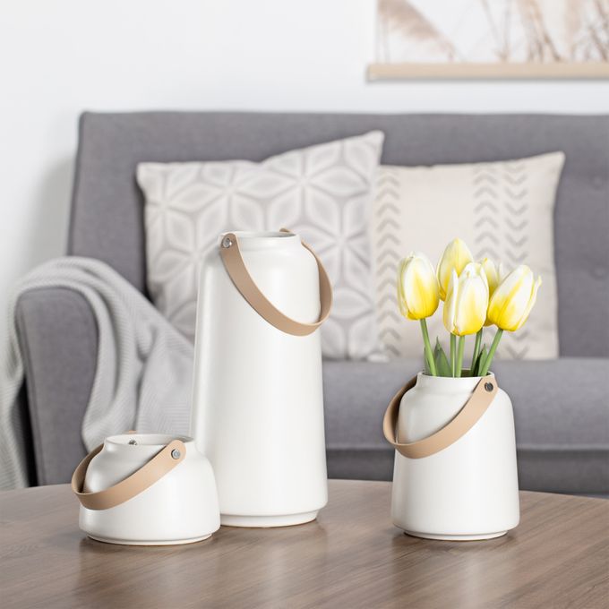 Vases blanc mat – Lido