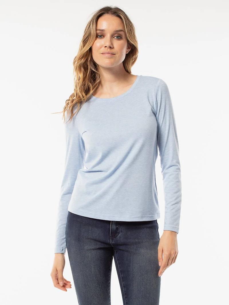 T-shirt ajusté à manches longues