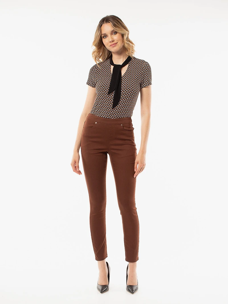 Jean skinny ajusté à enfiler