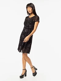 Robe midi en tricot