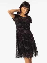 Robe midi en tricot