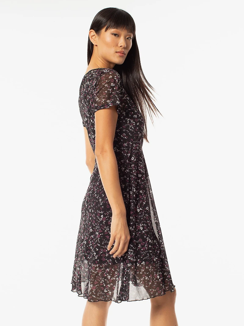 Robe midi en tricot
