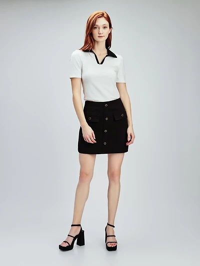 Knit skort