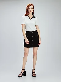 Jupe-short en tricot