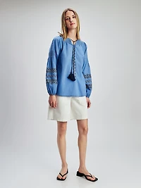 Long sleeve blouse