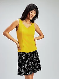 Fitted tank top