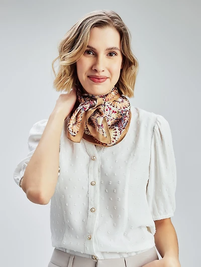 Squared scarf
