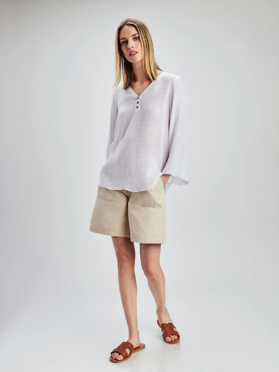 Blouse à manches 3/4