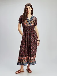 Flared maxi dress