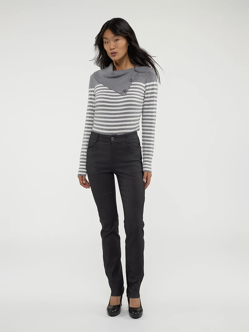 Straight fitted pant