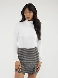 Long-sleeves fitted t-shirt