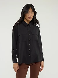 Blouse à manches longues avec boutons