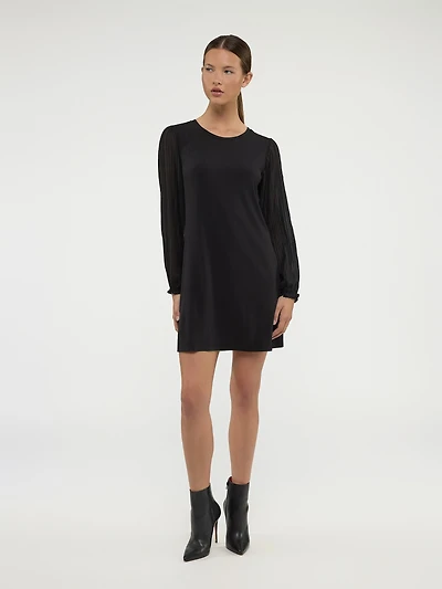 Robe midi en tricot